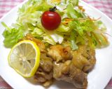 A picture of step 7 of Pan-fried Chicken Thigh with Honey and Lemon Juice.