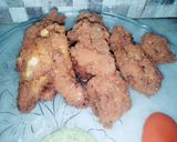 A picture of step 7 of KFC style fried chicken.