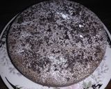 A picture of step 15 of Eggless chocolate chip vanilla cake #Chocolatebakingcontest.