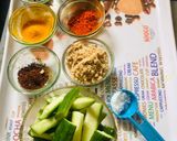A picture of step 1 of Sponge gourd Masala.