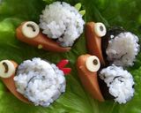 A picture of step 5 of Sushi Roll Snails for Charaben.