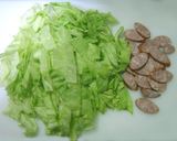 A picture of step 1 of Easy Consomme Soup with Crunchy Lettuce.