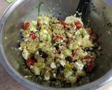 A picture of step 3 of Quinoa Tabbouleh.