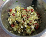 A picture of step 3 of Quinoa Tabbouleh.