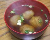 A picture of step 9 of Lotus Root Dumplings (Clear Soup Version).