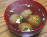A picture of step 9 of Lotus Root Dumplings (Clear Soup Version).