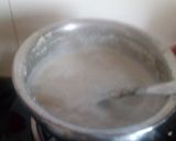 A picture of step 2 of Coconut kheer.