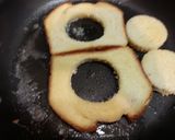 A picture of step 3 of Egg in Toast! (AKA: Toad in a Hole😂😂).