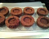 A picture of step 10 of Tiramisu Cream Filled Chocolate Cakes.