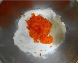 A picture of step 2 of Carrot Bread with Raisins & Walnuts.