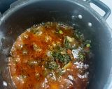 A picture of step 1 of Potato 🥔spinach carrot 🥕green peas curry.