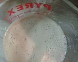 A picture of step 2 of My moms yeast rolls.