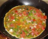 A picture of step 3 of Masala Omlette.