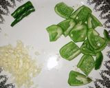 A picture of step 1 of Chilli cauliflower.