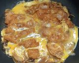 รูปขั้นตอนการทำที่ 2 ของ Katsu-Don (ข้าวหน้าหมูทอด)