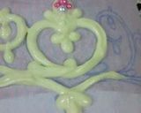 A picture of step 6 of Chocolate Tiaras for Cakes.