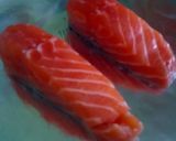 A picture of step 2 of Vickys Quick Salmon Rainbow Stir-fry, GF DF EF SF NF.