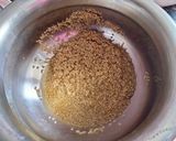 A picture of step 1 of Brown top millet onion uttapam.