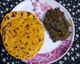 A picture of step 5 of Sarson Ka Saag.
