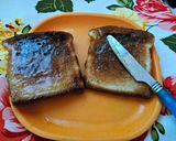 A picture of step 2 of Easy to make - Banana and Honey Sandwich.