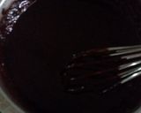 A picture of step 1 of Chocolate lava cake.