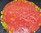Foto del paso 4 de la receta: Pasta con salsa de jitomate, champiñones y carne