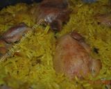 A picture of step 13 of Turmeric Rice with Chicken کته زردچوبه با مرغ.