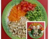 Foto langkah ke 1 dari resep MPASI 8+ : Oat Scramble Egg 3 Warna 4*+evoo.