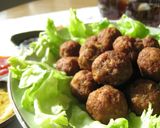 A picture of step 7 of Fried Potato Meatballs.