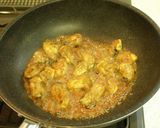 A picture of step 4 of Butter Sautéed Oysters with Oyster Sauce.