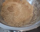 A picture of step 4 of Mohan Thaal (gram flour fudge).