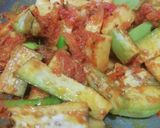 A picture of step 4 of Thai Eggplant in Indian way😃.