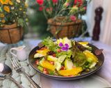 Hình bước làm 3 của món 📣 Salad hỗn hợp trái cây với sốt cam