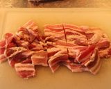 Foto del paso 3 de la receta Tallarines con panceta y ajíes Pardón