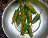 A picture of step 2 of Besan Mirch.