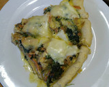 Foto del paso 5 de la receta: Quiche de pollo con espinacas y verduras salteadas