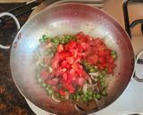 A picture of step 5 of Tomato pulav.