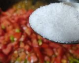 A picture of step 2 of Paneer bhujiya.