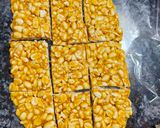 A picture of step 5 of Peanut Chikki.
