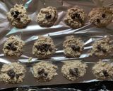A picture of step 2 of Oat Cookies with dark Chocolate Chips.