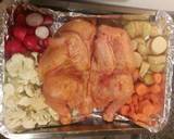 BBQ Roast chicken with veggies