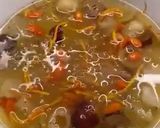 A picture of step 7 of Steamed Bird's Nest with Red Dates, Goji Berries, Dried Longan, Cordyceps, and Chia Seeds.