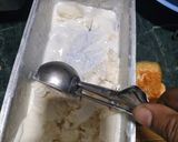 A picture of step 1 of Muskmelon icecream.