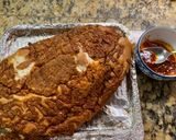 A picture of step 1 of Grilled Satay Banh Mi.