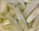 A picture of step 2 of Sliced Beef in Leeks.