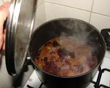 Foto del paso 9 de la receta: Cordero patagonico al malbec con verduras y hongos de pino