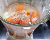 Foto del paso 3 de la receta Crema de zanahoria y mandarina