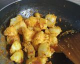 मसाला आलू बैंगन (Masala aloo baingan recipe in hindi) रेसिपी चरण 3 फोटो