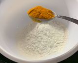 A picture of step 1 of Vietnamese Crispy Pancakes with Thai Ajard dipping sauce, Can be vegetarian too!.