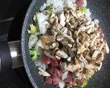 Foto del paso 2 de la receta Patatas rellenas súper fáciles de jamón y champiñones